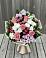 Букет цветов из: Альстромерии, Гвоздики, Розы и Хризантемы в Демидове