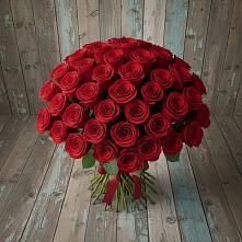 Букет 55 Красных роз Фридом #REPLACE_PRED# Демидове