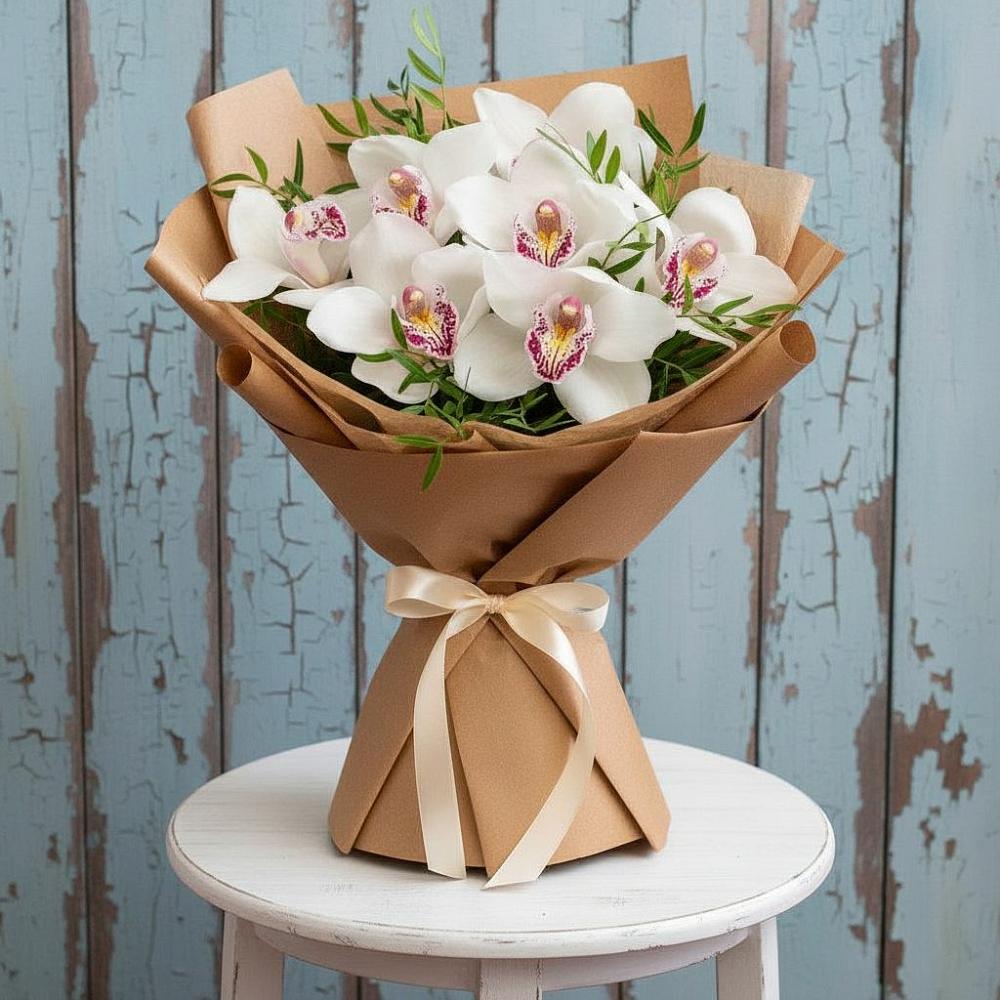 Букет цветов из: Орхидеи и Розы в Демидове