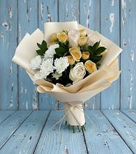 Букет цветов из:  Розы и Хризантемы в Демидове
