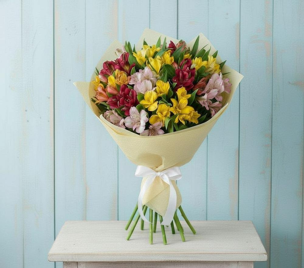 Букет цветов из: Альстромерии в Демидове