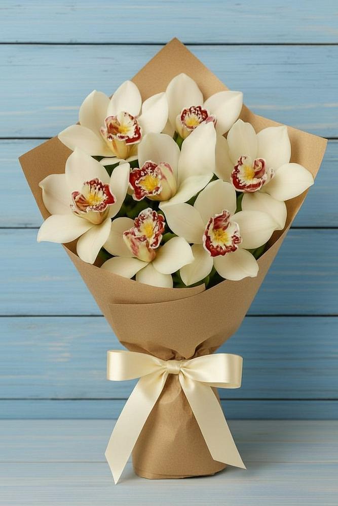 Букет цветов из: Орхидеи и Розы в Демидове